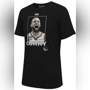 NBA Black Tee with White Graphic
